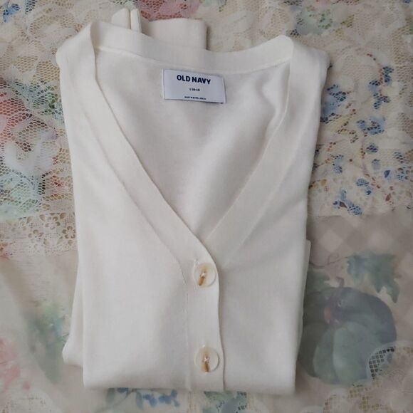 Old Navy Girl V-Neck Cardigan - Picture 3 of 4